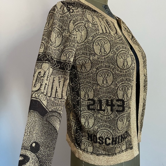 ❤️🔥RARE❤️🔥 Moschino Couture “Credit Card” Cardigan - Authentic Made in Italy - Picture 5 of 16